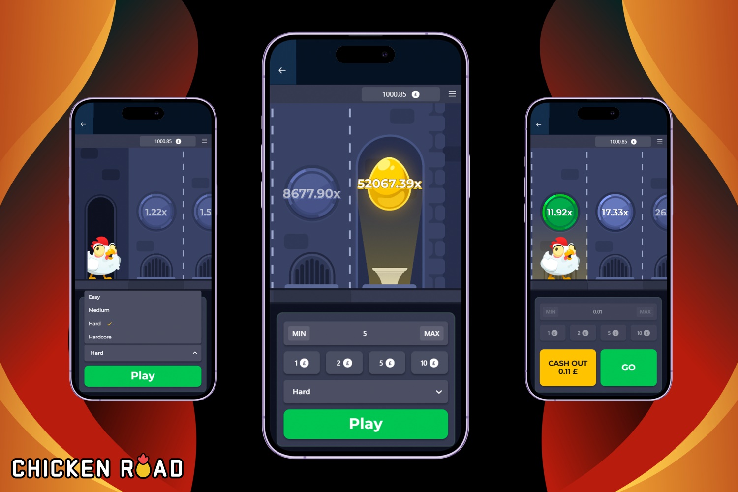 1win chicken road app India